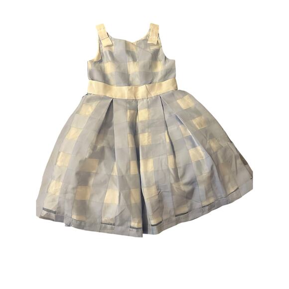 Janie and Jack Gingham organza dress size 5